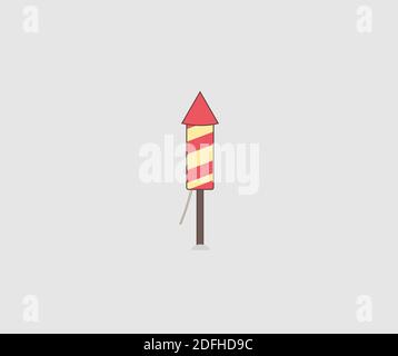 motif icône firecracker Illustration de Vecteur