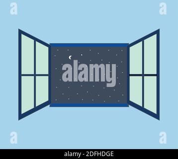 motif d'illustration de fenêtre Illustration de Vecteur