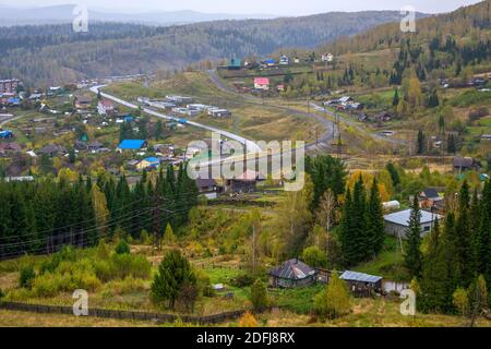 Village de KAZ à Gornaya Shoria; région de Kemerovo-Kuzbass Banque D'Images