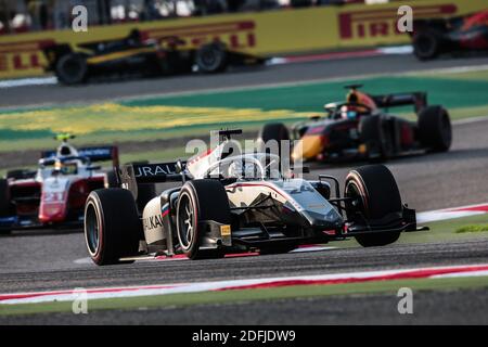 24 Mazepin Nikita (rus), Grand Prix Hitech, Dallara F2 2018, action lors de la 12e manche du Championnat de Formule 2 2020 de la FIA du 4 au 6 décembre 2020 sur le circuit international de Bahreïn, à Sakhir, Bahreïn - photo Diederik van der Laan / Agence néerlandaise de photo / DPPI / LM Banque D'Images