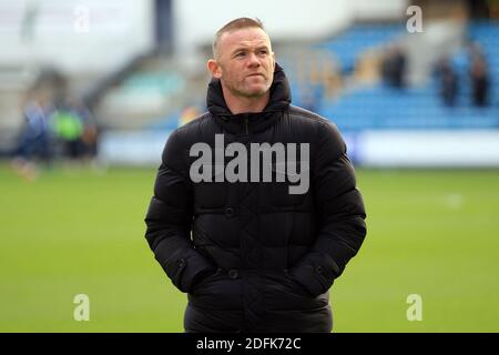 Londres, Royaume-Uni. 05e décembre 2020. Wayne Rooney, directeur intérimaire du comté de Derby, regarde. EFL Skybet Championship Match, Millwall v Derby County at the Den à Londres le samedi 5 décembre 2020. Cette image ne peut être utilisée qu'à des fins éditoriales. Utilisation éditoriale uniquement, licence requise pour une utilisation commerciale. Aucune utilisation dans les Paris, les jeux ou les publications d'un seul club/ligue/joueur. photo par Steffan Bowen/Andrew Orchard sports photographie/Alay Live news crédit: Andrew Orchard sports photographie/Alay Live News Banque D'Images