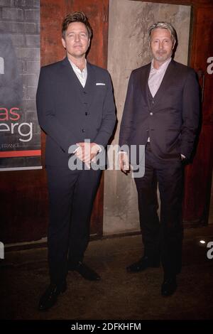 Thomas Vinterberg, Mads Mikkelsen assistant à la projection du film ivre dans le cadre du 12ème Festival du film Lumiere le 11 octobre 2020 à Lyon, France. Photo de Julien Reynaud/APS-Medias/ABACAPRESS.COM Banque D'Images
