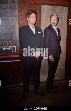 Thomas Vinterberg, Mads Mikkelsen assistant à la projection du film ivre dans le cadre du 12ème Festival du film Lumiere le 11 octobre 2020 à Lyon, France. Photo de Julien Reynaud/APS-Medias/ABACAPRESS.COM Banque D'Images