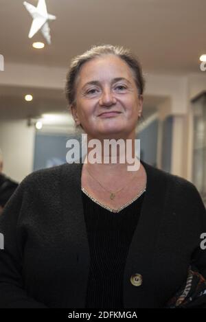 Portrait de l'écrivain Sylvie Lasserre, auteur de 'Voyage chez les Ouïghours (Voyage aux Ouïghours)' à Paris, France, le 14 octobre 2020. Photo de Pierrick Villette/avenir Pictures/ABACAPRESS.COM Banque D'Images