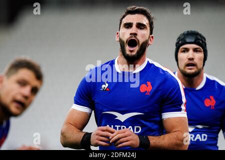 Le capitaine français Charles Ollivon (FRA) lors du match de rugby France contre pays de Galles à Stade de France, Saint Denis, France, le 24 octobre 2020. Photo de Julien Poupart/ABACAPRESS.COM Banque D'Images