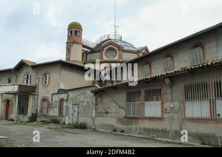 A abandonné une partie de la prison, regroupant les anciennes cellules. Le Castelet de la prison Saint-Michel de Toulouse (France), en opération entre 1872 et 2009, a été transformé en un lieu de mémoire. Le 28 octobre 2020, le maire de la ville a inauguré ce musée qui veut laisser découvrir l'histoire de ce lieu (classé monument historique) mais aussi de ses anciens prisonniers. Le reste du bâtiment (les anciennes cellules) subira à l'avenir un changement de destination. Photo de Patrick Batard/ABACAPRESS.COM Banque D'Images