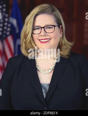 Photo du dossier de distribution datée du 24 2017 octobre d'Emily Murphy à Washington, DC, États-Unis. Murphy, l'administrateur de l'Administration des services généraux, a été sous pression sur sa décision de retarder la signature des documents pour reconnaître officiellement le président élu Joe Biden comme gagnant de l'élection de novembre 3 et commencer le processus de transition, Alors que Trump continue de contester les résultats, citant des allégations non fondées de fraude électorale généralisée. Photo via ABACAPRESS.COM Banque D'Images