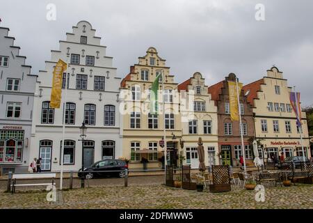 Friedrichstadt, Frise du Nord, Schleswig Holstein Banque D'Images