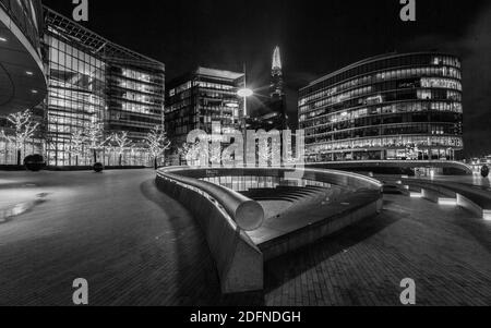 City Hall et l'amphithéâtre extérieur Scoop, The Shard. Sur la rive sud de la Tamise., Londres, Royaume-Uni Banque D'Images