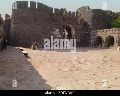 palais historique du fort daulatabad deogiri Banque D'Images