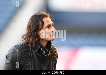 Gareth Ainsworth responsable de Wycombe Wanderers avant le match Banque D'Images