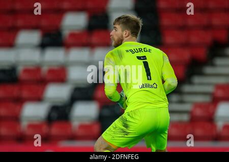 Lee Burge #1 de Sunderland pendant le match Banque D'Images