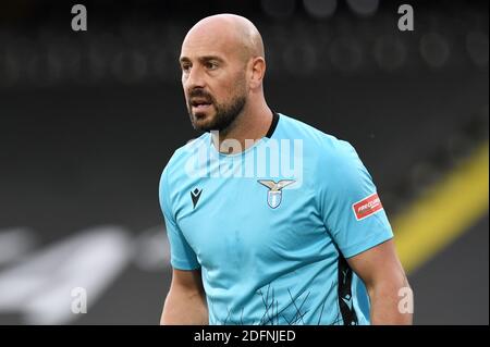 Cesena, Italie. 05e décembre 2020. Jose Manuel Pepe Reina de SS Lazio en action pendant Spezia Calcio vs SS Lazio, football italien série A match à cesena, Italie, décembre 05 2020 crédit: Agence de photo indépendante/Alamy Live News Banque D'Images