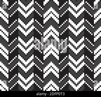 Fond sans couture à motif chevrons pour le textile de mode, les tricots et les motifs Illustration de Vecteur