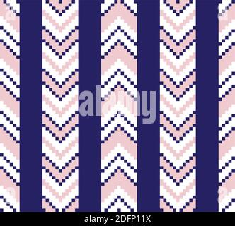Fond sans couture à motif chevrons pour le textile de mode, les tricots et les motifs Illustration de Vecteur