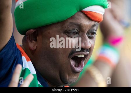 Sydney, Australie. 06e décembre 2020. Fan indien lors du 2e match de la série Dettol ODI T20I entre l'Australie et l'Inde au Sydney Cricket Ground, Sydney, Australie, le 6 décembre 2020. Photo de Peter Dovgan. Utilisation éditoriale uniquement, licence requise pour une utilisation commerciale. Aucune utilisation dans les Paris, les jeux ou les publications d'un seul club/ligue/joueur. Crédit : UK Sports pics Ltd/Alay Live News Banque D'Images