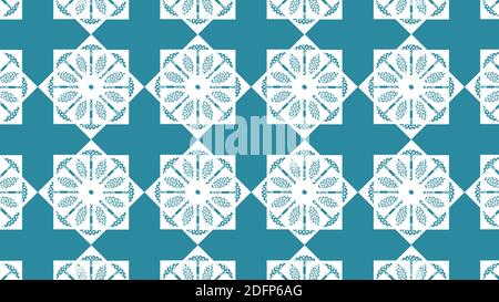 motif avec flocons de neige, motif graphique vectoriel, isolé sur fond bleu. Illustration de Vecteur