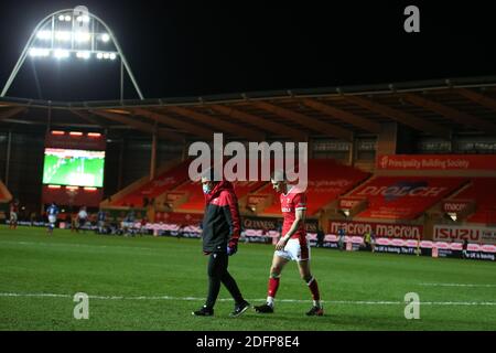 Llanelli, Royaume-Uni. 05e décembre 2020. Liam Williams, du pays de Galles, se promène sur le terrain avec une blessure. Match de rugby de la coupe de l'automne des Nations, pays de Galles contre Italie au Parc y Scarlets de Llanelli, pays de Galles du Sud, le samedi 5 décembre 2020. Cette image ne peut être utilisée qu'à des fins éditoriales. Usage éditorial seulement, photo par Andrew Orchard/Andrew Orchard sports photographie/Alamy Live News crédit: Andrew Orchard sports photographie/Alamy Live News Banque D'Images