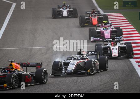 24 Mazepin Nikita (rus), Grand Prix Hitech, Dallara F2 2018, action lors de la 12e manche du Championnat de Formule 2 2020 de la FIA du 4 au 6 décembre 2020 sur le circuit international de Bahreïn, à Sakhir, Bahreïn - photo Antonin Vincent / DPPI / LM Banque D'Images