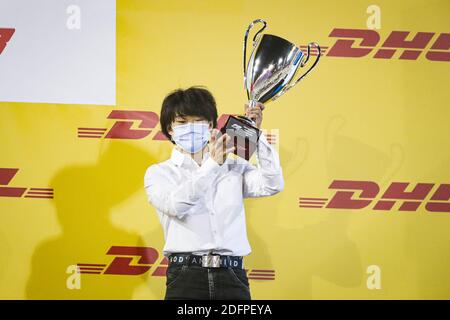 Tsunoda Yuki (jpn), Carlin, Dallara F2 2018, portrait, ambiance pendant les F2 et amp; F3 cérémonie de remise du prix de la saison 2020, 6 décembre 2020 sur le circuit international de Bahreïn, à Sakhir, Bahreïn - photo Florent Gooden / DPPI / LM Banque D'Images