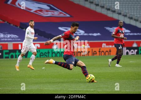 Jose fonte capitaine 6 LOSC lors du championnat français Ligue 1 de football entre Lille OSC et AS Monaco le 6 décembre 2020 au stade Pierre Mauroy à Villeneuve-d&#039;Ascq, France - photo Laurent Sanson / LS Medianord / DPPI / LM Banque D'Images