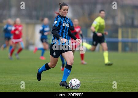 Milan, Italie. 6 décembre 2020. Milan, Italie, Felice Chinetti stade, 06 décembre 2020, Eva Bartonova (FC Internazionale) pendant FC Internazionale vs San Marino Academy - Italian football série A Women Match Credit: Francesco Scaccianoce/LPS/ZUMA Wire/Alay Live News Banque D'Images