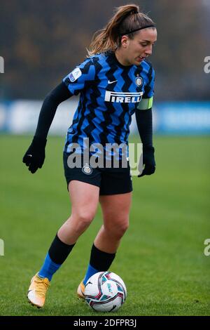 Milan, Italie. 6 décembre 2020. Milan, Italie, Felice Chinetti stade, 06 décembre 2020, Gloria Marinelli (FC Internazionale) pendant FC Internazionale vs San Marino Academy - Italian football série A Women Match Credit: Francesco Scaccianoce/LPS/ZUMA Wire/Alay Live News Banque D'Images