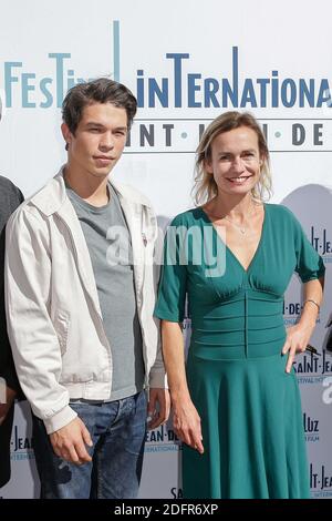 Sandor Funtek et Sandrine Bonnaire lors du 5ème Festival International du film de St Jean de Luz le 03 octobre 2018 à Saint Jean de Luz, France. Photo de Thibaud MORITZ ABACAPRESS.COM Banque D'Images