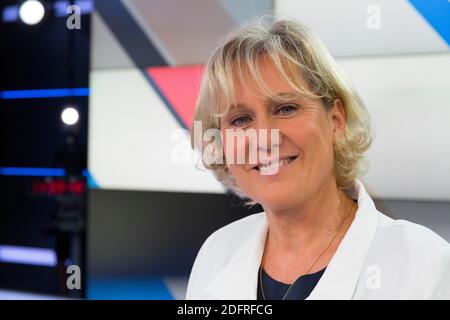 Exclusivité - Francis Letellier reçoit Nadine Morano sur le spectacle Dimanche en Politique le dimanche 07 octobre 2018 à Paris, France. Photo de Stephane le Tellec/ABACAPRESS.COM Banque D'Images