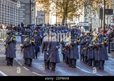 Groupe de la Royal Air Force, Birdcage Walk, Londres Banque D'Images