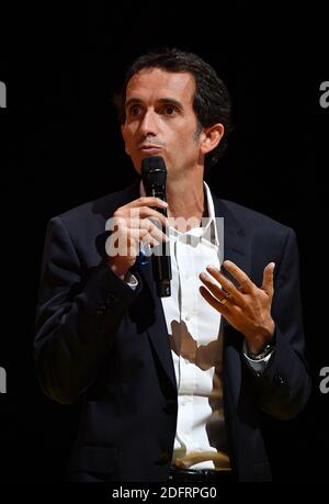 Alexandre Bompard, PDG de Carrefour, lors de l'événement « Inno Generation » de Bpifrance, le 11 octobre 2018 à Paris, France. Photo de Christian Liewig/ABACAPRESS.COM Banque D'Images