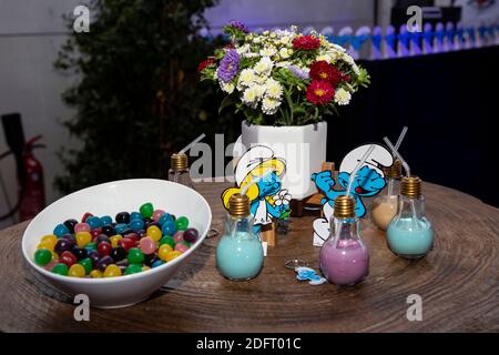 Ambiance au gala d'ouverture du MIPCOM à Cannes, France, le 15 octobre 2018. Photo de Marco Piovanotto/ABACAPRESS.COM Banque D'Images