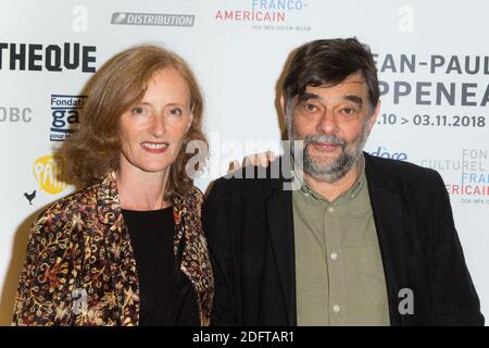 Marion Monestier et son mari Laurent Heynemann lors de l'ouverture de la rétrospective Jean-Paul Rappeneau, avec la prévisualisation de la version restaurée du film CYRANO DE BERGERAC à la Cinémathèque française à Paris, France, le 24 octobre 2018. Photo de Nasser Berzane / ABACAPRESS.COM. Banque D'Images