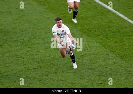 Twickenham, Londres, Royaume-Uni. 6 décembre 2020. International Rugby, coupe des nations d'automne, Angleterre contre France; George Ford d'Angleterre crédit: Action plus Sports/Alamy Live News Banque D'Images