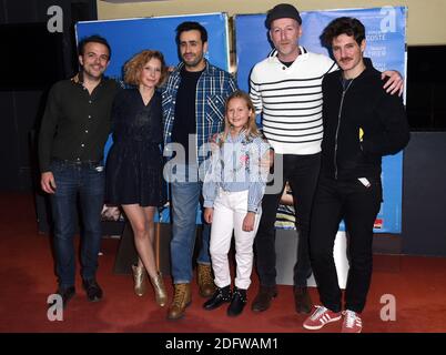 Vincent Lacoste, Isaure Multrier, Jonathan Cohen, Ophelia Kolb, Mikhael hers participant à la première de l'Amanda à Paris, France, le 19 novembre 2018. Photo d'Alain Apaydin/ABACAPRESS.COM Banque D'Images