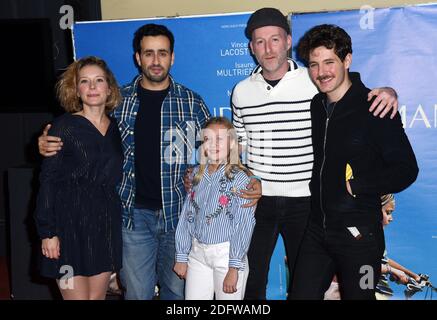 Vincent Lacoste, Isaure Multrier, Jonathan Cohen, Ophelia Kolb, Mikhael hers participant à la première de l'Amanda à Paris, France, le 19 novembre 2018. Photo d'Alain Apaydin/ABACAPRESS.COM Banque D'Images