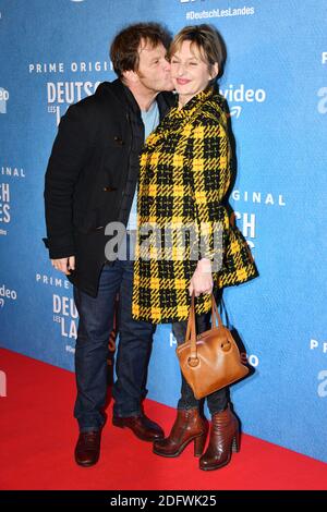 Sophie Mounicot et Philippe Lelievre assistent à la première Deutsch-les-Landes à Gaumont Capucines à Paris, France, le 27 novembre 2018. Photo de Laurent Zabulon/ABACAPRESS.COM Banque D'Images