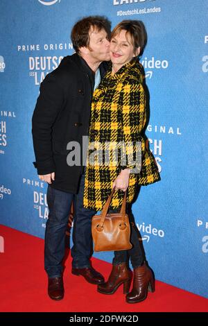 Sophie Mounicot et Philippe Lelievre assistent à la première Deutsch-les-Landes à Gaumont Capucines à Paris, France, le 27 novembre 2018. Photo de Laurent Zabulon/ABACAPRESS.COM Banque D'Images