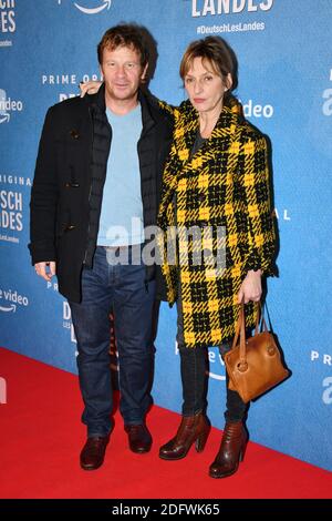 Sophie Mounicot et Philippe Lelievre assistent à la première Deutsch-les-Landes à Gaumont Capucines à Paris, France, le 27 novembre 2018. Photo de Laurent Zabulon/ABACAPRESS.COM Banque D'Images