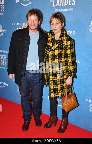 Sophie Mounicot et Philippe Lelievre assistent à la première Deutsch-les-Landes à Gaumont Capucines à Paris, France, le 27 novembre 2018. Photo de Laurent Zabulon/ABACAPRESS.COM Banque D'Images