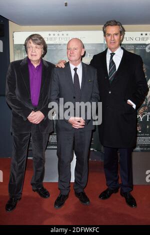 Merlin Holland, le petit-fils d'Oscar Wilde, Rupert Everett et le petit ami Christophe Girard assistent à la première du film « The Happy Prince » de Paris à l'UGC Cine cite les Halles le 28 novembre 2018 à Paris, en France. Photo de Nasser Berzane/ABACAPRESS.COM Banque D'Images