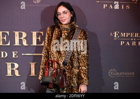 Agathe Auproux assiste à la première de l'Empereur de Paris au cinéma Gaumont Opera le 10 décembre 2018 à Paris. Photo de Laurent Zabulon/ABACAPRESS.COM Banque D'Images