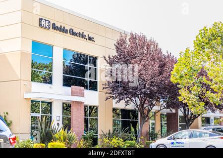 17 sept 2020 Fremont / CA / USA - siège de Rodda Electric dans la Silicon Valley; Rodda Electric Inc. Fournit des travaux et des services électriques et solaires. Banque D'Images