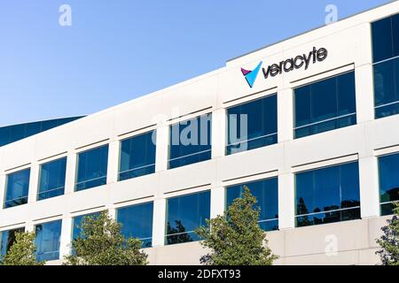 21 sept 2020 South San Francisco / CA / USA - Veracyte siège à Silicon Valley; Veracyte, Inc. Développe des tests moléculaires pour l'oncologie Banque D'Images