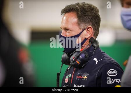 HORNER Christian (gbr), Team principal de Aston Martin Red Bull Racing, portrait pendant le Grand Prix de Formule 1 Rolex Sakhir / LM Banque D'Images