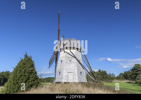 Géographie / Voyage, Suède, Vaestra Goetalands laen, à Lidkoeping, moulin à vent Riddargardskvarnren sur Th, Additional-Rights-Clearance-Info-not-available Banque D'Images