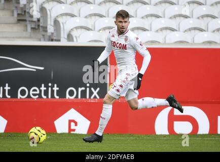 Caio Henrique de Monaco lors du championnat français Ligue 1 de football entre Lille OSC et AS Monaco le 6 décembre 202 / LM Banque D'Images