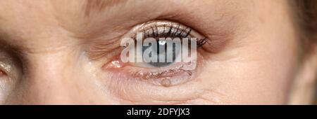 Charmante femme et photo du visage Banque D'Images