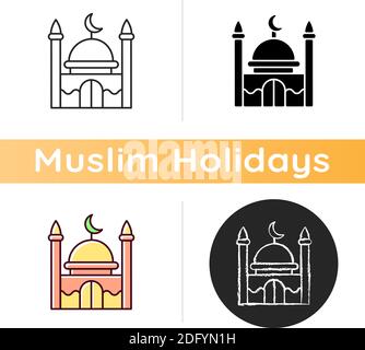 L'icône de la mosquée Illustration de Vecteur