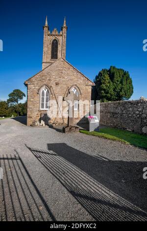 République d'Irlande, Comté de Wexford, Ferns, Église anglicane de la cathédrale Saint-EDAN. Banque D'Images